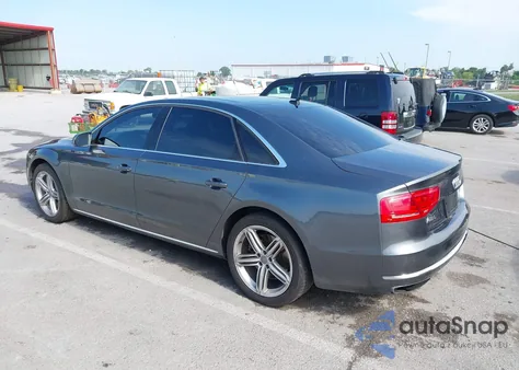 2013 Audi A8 L 4.0T из США, поврежденный, VIN WAUR2AFDXDN029660